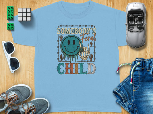 Somebody's Feral Child Design T-Shirt product type