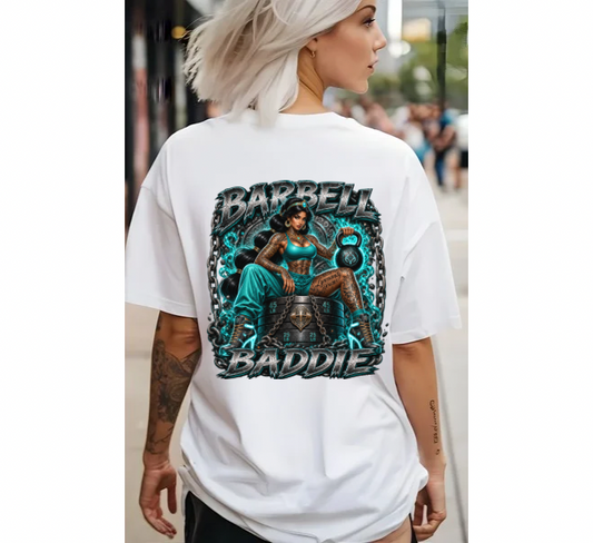 Barbell Baddie princess tee