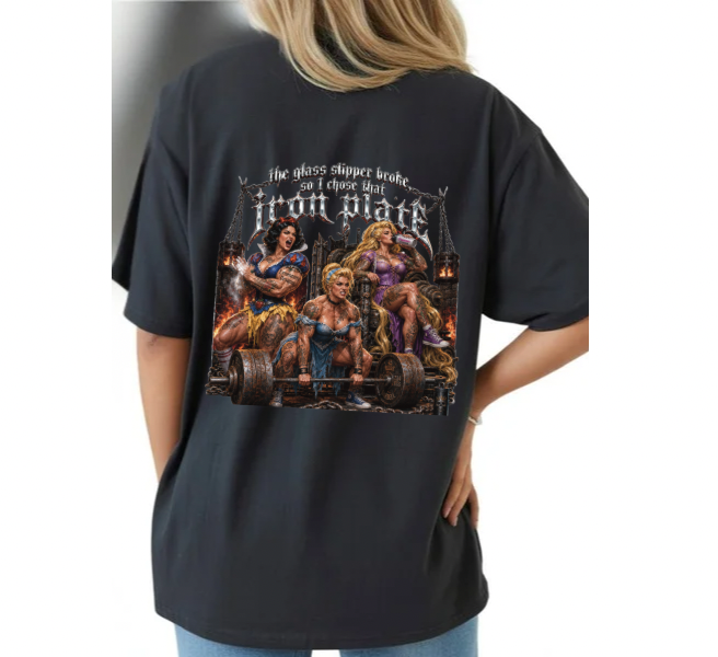 Iron Plates Over Glass Slippers Tee