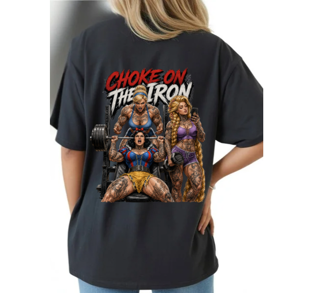 Choke On The Iron princess gym tee