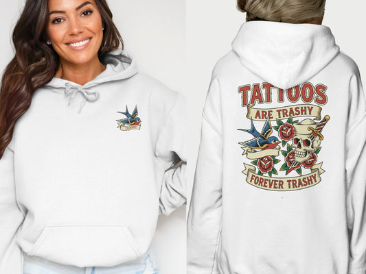 TATTOOS ARE TRASHY FOREVER TRASHY Bird Skull product type