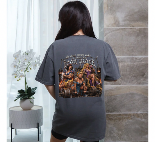 Iron Plates Over Glass Slippers Tee