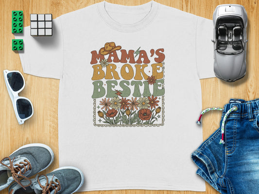 Groovy Mama's Broke Bestie Retro Floral product type
