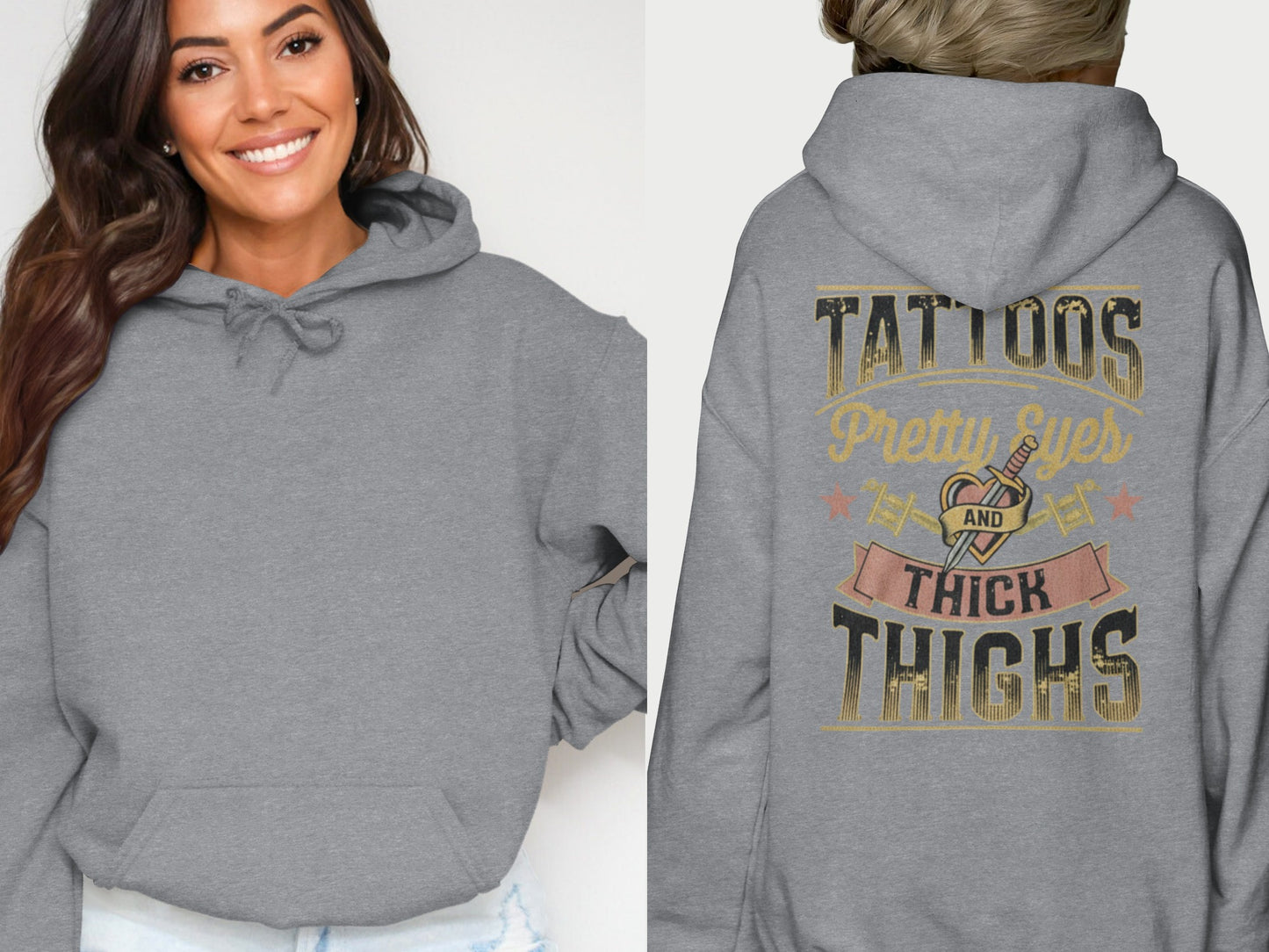 TATTOOS Pretty Eyes AND THICK THIGHS product type