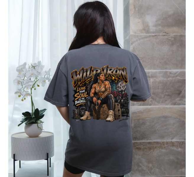 Wild Iron Princess gym tee