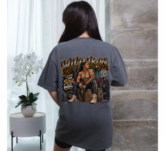 Wild Iron Princess gym tee
