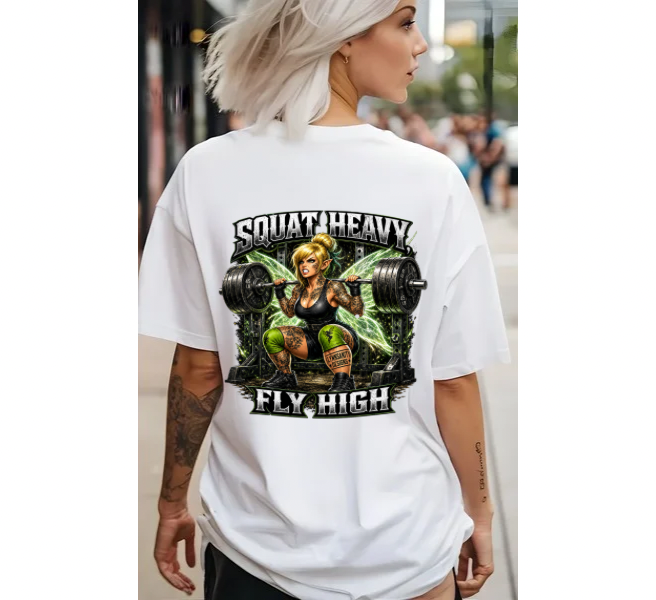 Squat Heavy Fly High Tee