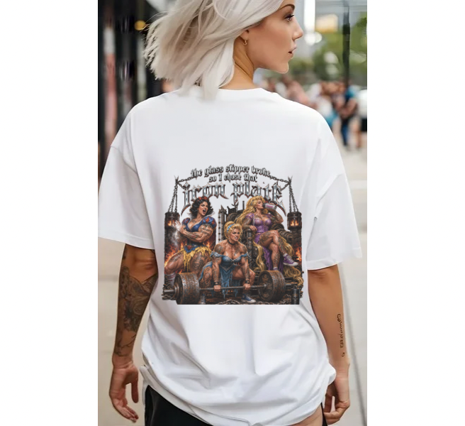 Iron Plates Over Glass Slippers Tee