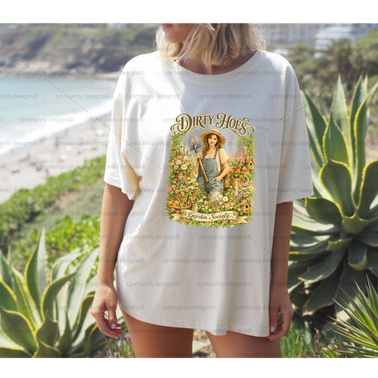 Dirty Hoes Garden Society - Soft Cottagecore PNG