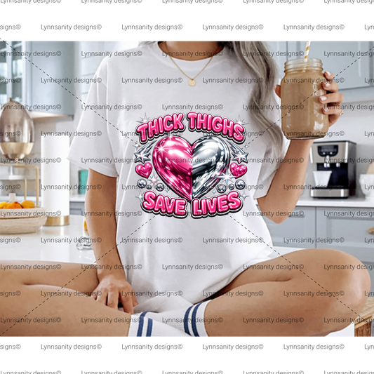 Thick Thighs Save Lives Digital Design