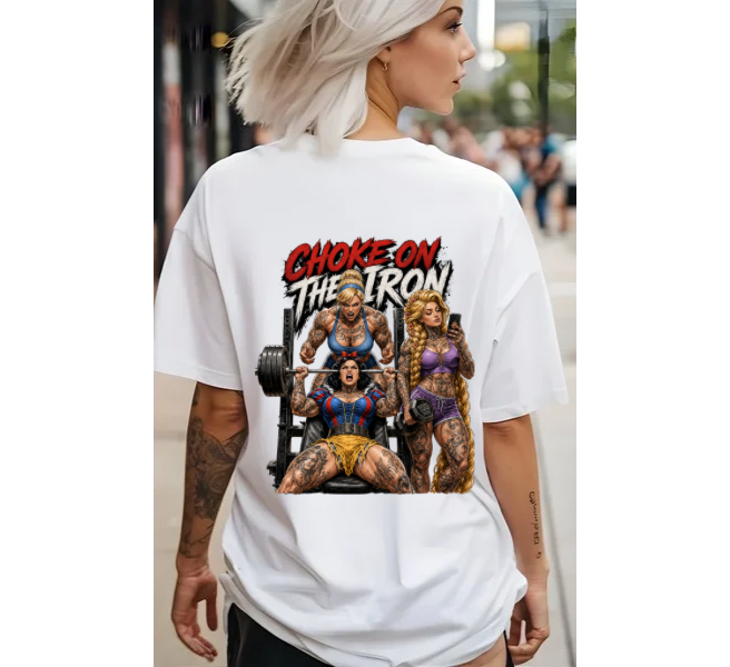 Choke On The Iron princess gym tee