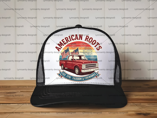 American Roots Patriotic Truck Digital Download