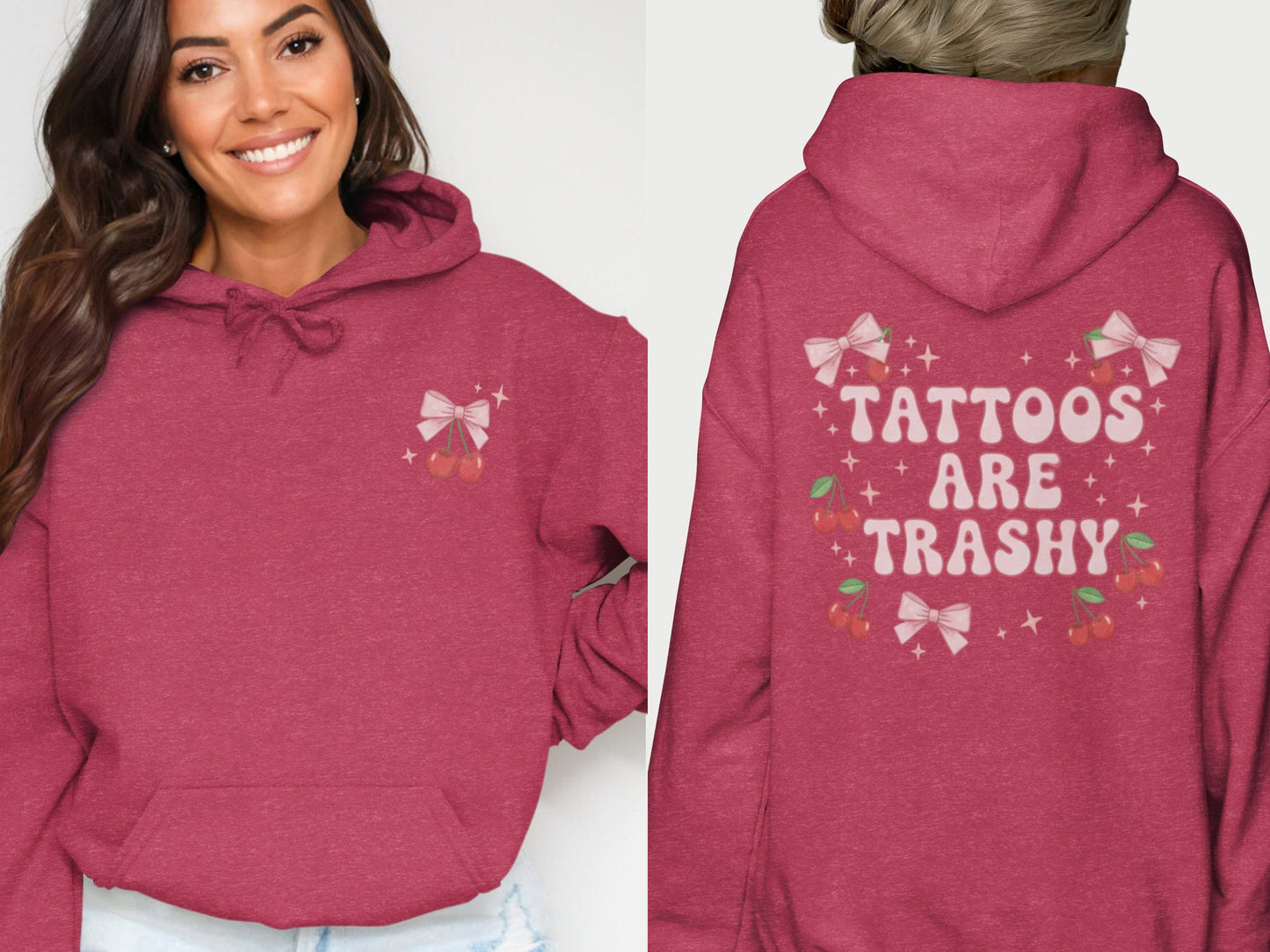 Pink Bows Cherries Tattoos Are Trashy Sparkles product type