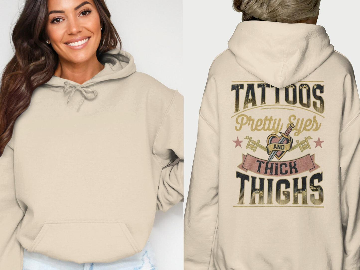 TATTOOS Pretty Eyes AND THICK THIGHS product type